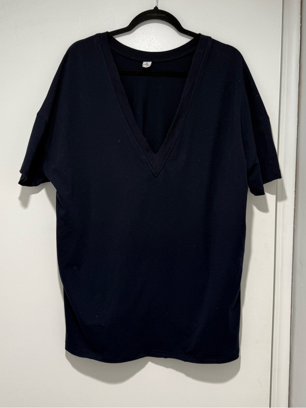 Anrabess Shirt Deep V Shirt with pockets